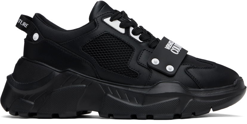 Superge in čevlji Versace Versace Jeans Couture Speedtrack Logo Črna | E78YA3SC4_EZSC55