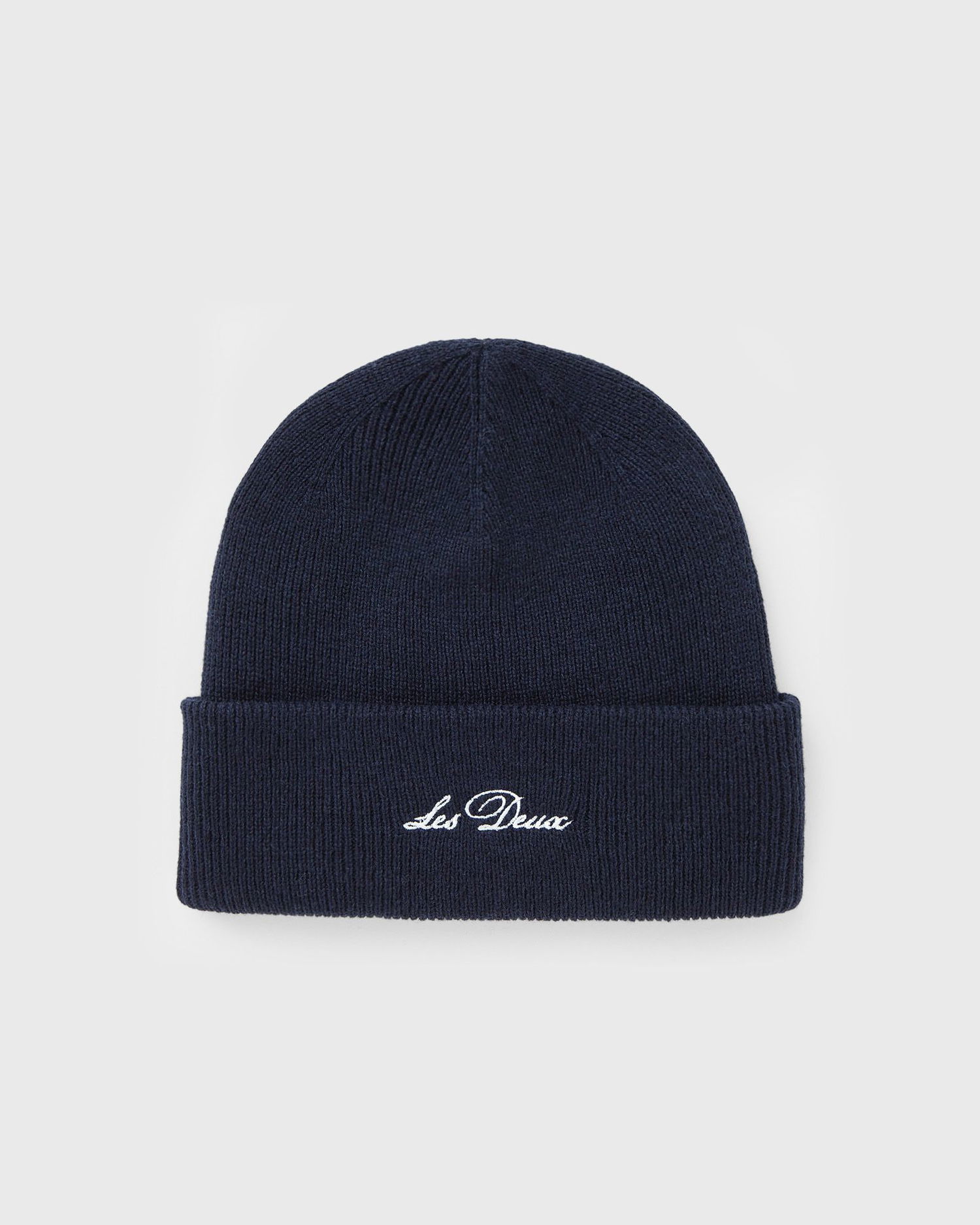 Beanie Les Deux Wayne Embroidered Beanie Mornarica | 1000673-460, 0