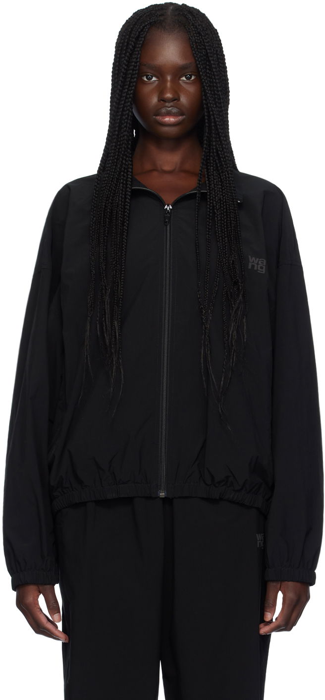 Vetrovka Alexander Wang Coaches Track Jacket by Črna | 4WC3232071