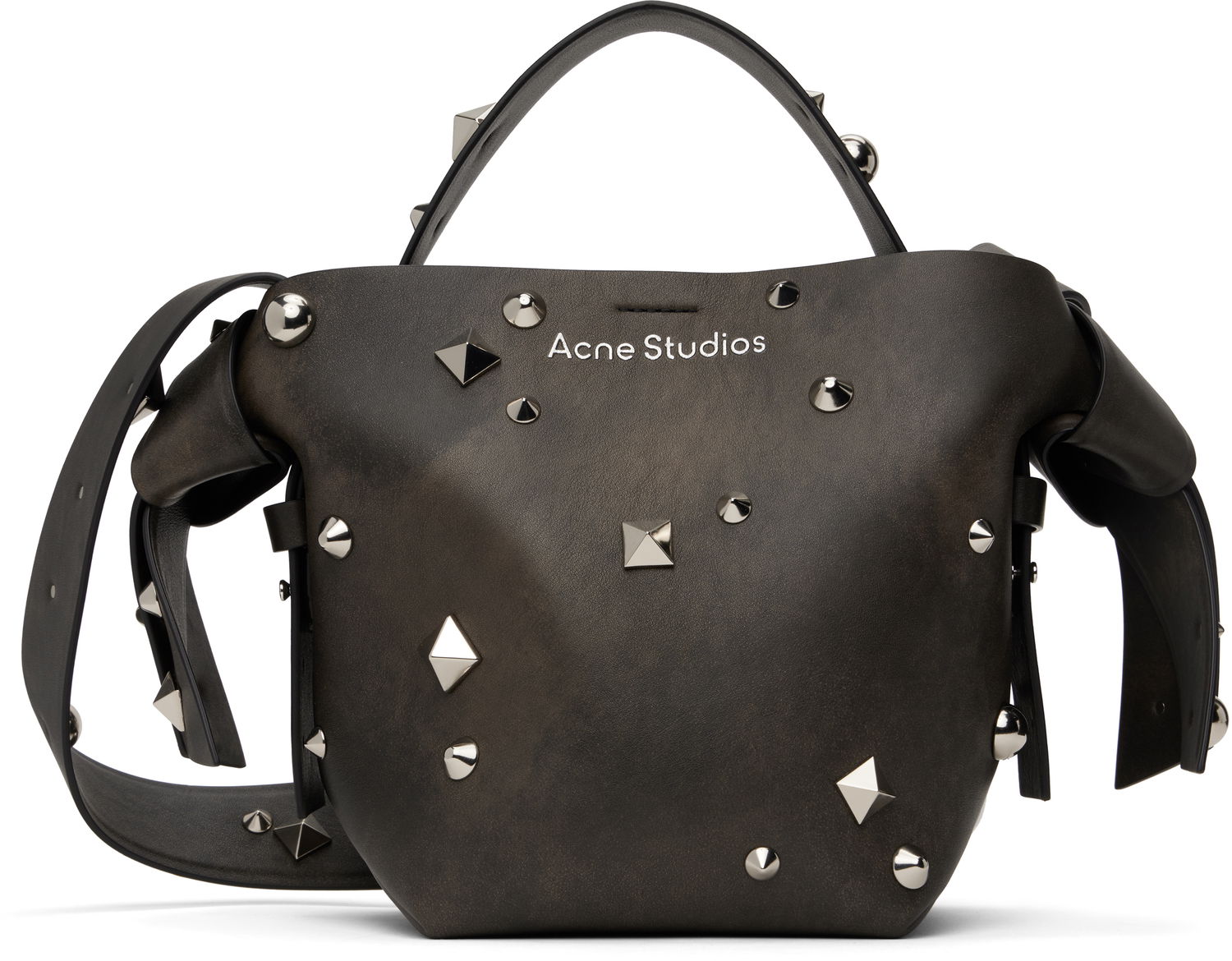 Torba za čez ramo Acne Studios Midi Shoulder Bag Rjava | A10330-, 0