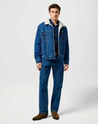 Jakna Wrangler Wrangler Sherpa Classic Jacket Modra | 112371440:S, 1