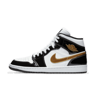 Superge in čevlji Jordan Air Jordan 1 Mid Patent "Black Gold" Večbarvna | 852542-007, 2