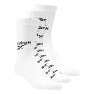 Nogavice Reebok CL FO Crew Sock 3P Bela | GG6682, 0