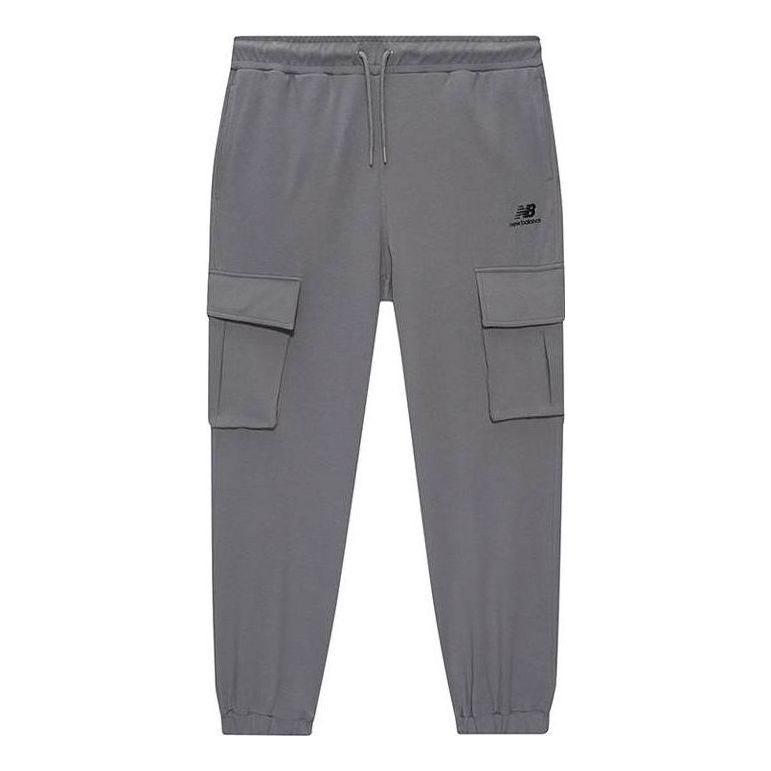 Cargo hlače New Balance Print Cargo Pants Siva | MLA6N053-GR