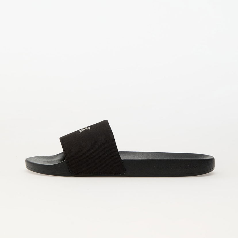Superge in čevlji CALVIN KLEIN Jeans Slide Monogram Hardw Black Črna | YW0YW01713 0GJ