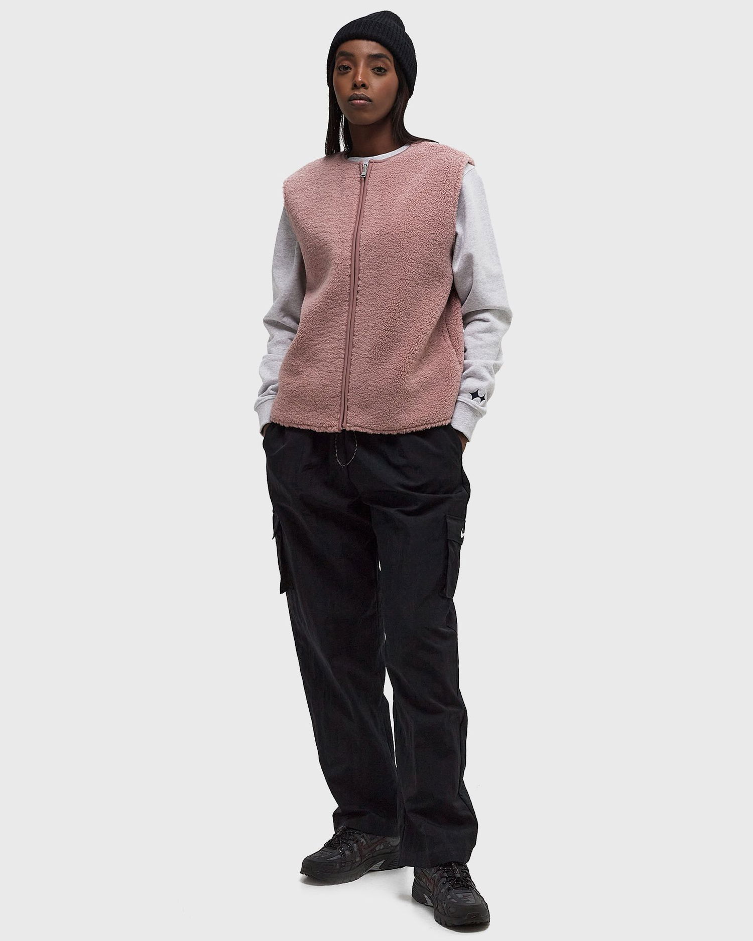 Telovnik Samsoe Samsoe Samsøe & Samsøe SAAUTUMN Fleece Vest Roza | F24400014-WOODROSE, 1