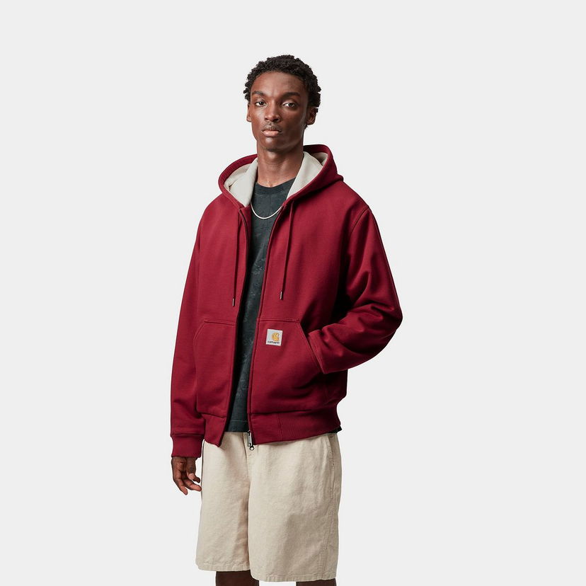 Pulover Carhartt WIP Carhartt WIP Active Sweat Jacket Rdeča | I035602_4