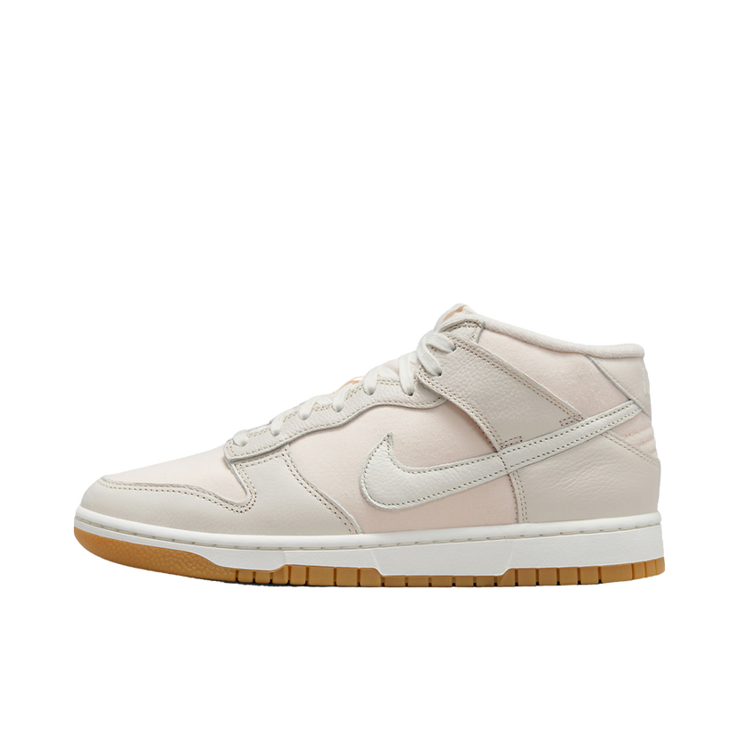 Superge in čevlji Nike Dunk Mid Canvas Light Orewood Brown Gum Bež | DZ2533-100