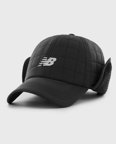 Kape in klobuki New Balance Quilted Baseball Cap with Earflaps Črna | NBL-NBCEF03YEW-K6, 1