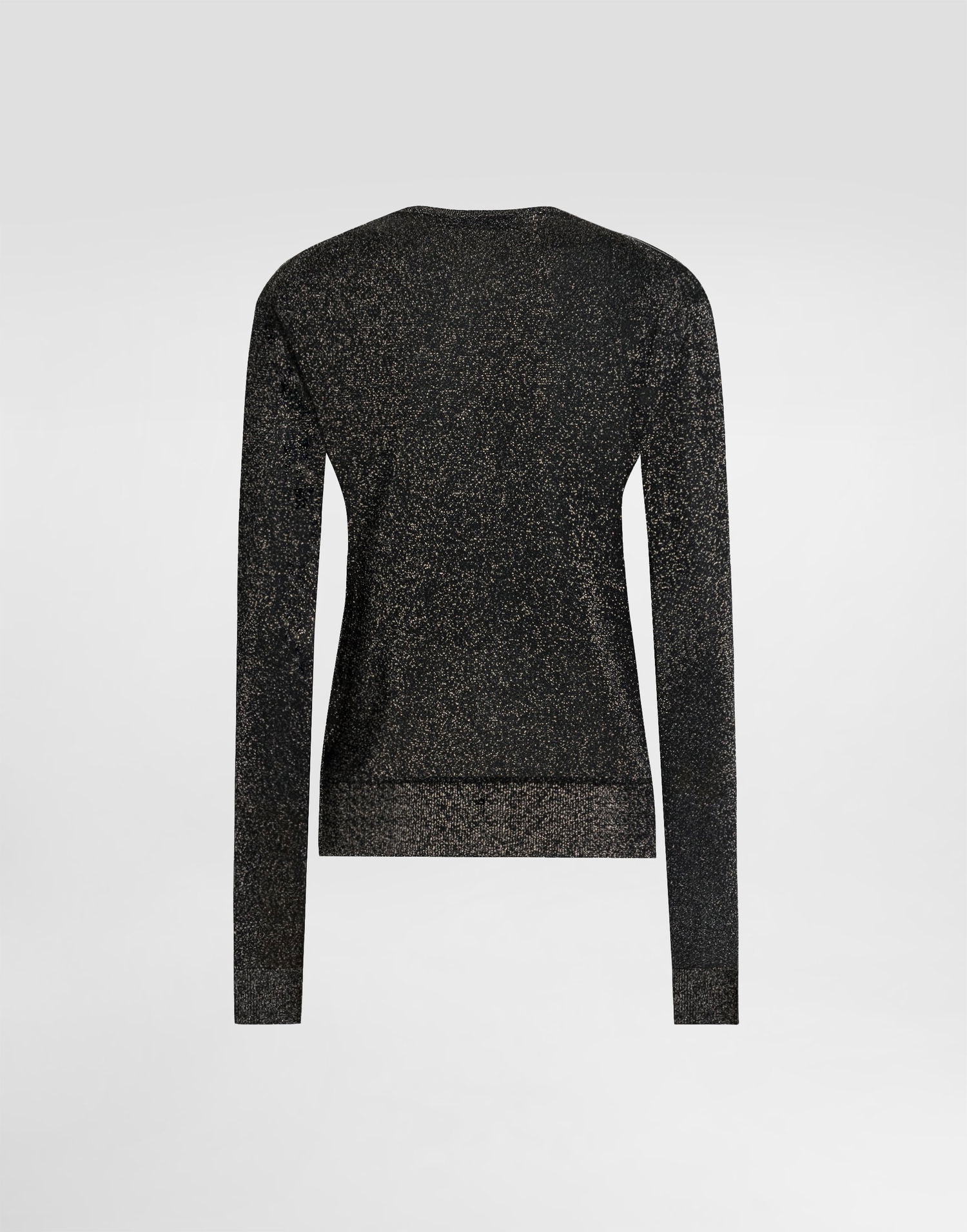 Pleteni pulover Dolce & Gabbana Dolce & Gabbana Metallic Viscose Cardigan Črna | FXVCXTJGMCES8001, 1