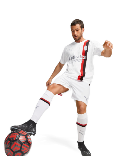 Dres Puma AC Milan 23/24 Authentisches Auswärtstrikot Herren Bela | 770390_02