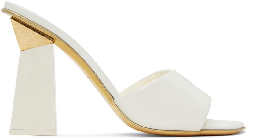 Nega čevljev Valentino Valentino Garavani One Stud Hyper Heeled Sandals Bež | 3W0S0HK1KYE