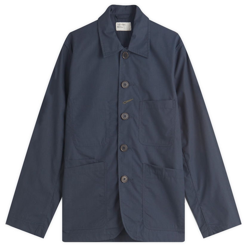 Jakna Universal Works Universal Works Recycled Poly Tech Bakers Jacket, Size Large Mornarica | 32103-NVY