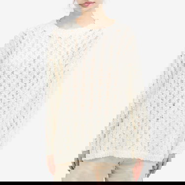 Pleteni pulover Samsoe Samsoe Samsøe Samsøe Sajulia Knitted Sweater Bela | F24200040-110108TCX, 2