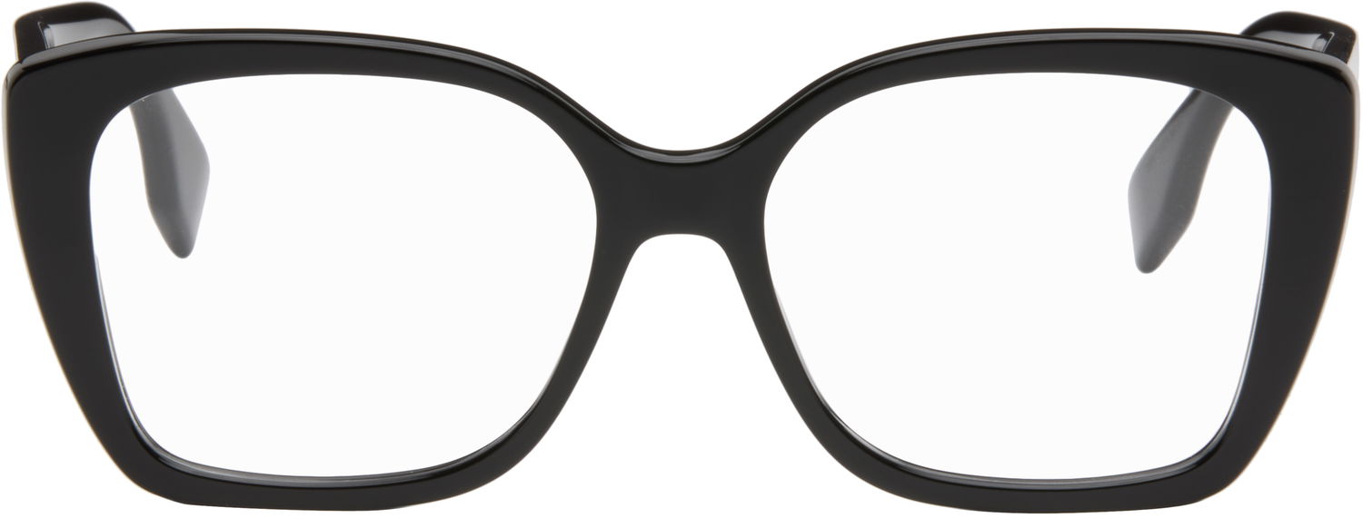 Sončna očala FENDI Lettering Rectangle Glasses Črna | FE50127IW54001 192337228438, 0