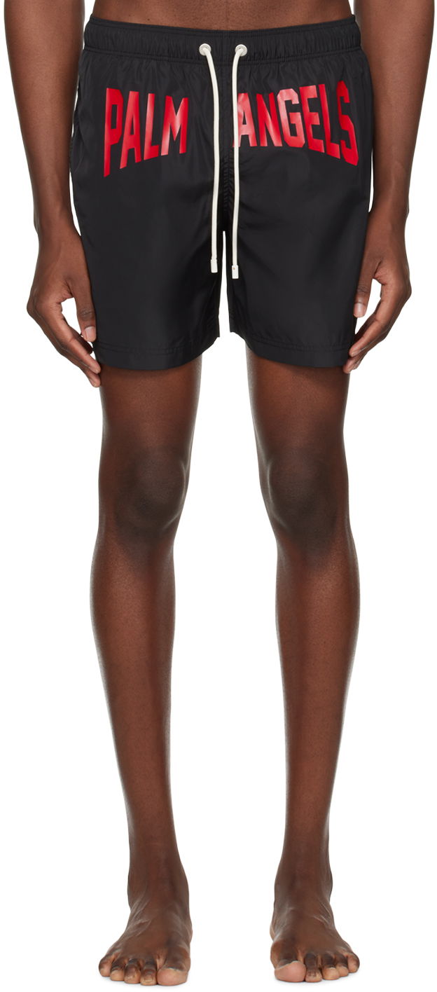 Kopalke Palm Angels PA City Swim Shorts Črna | PMFD002R24FAB0031025