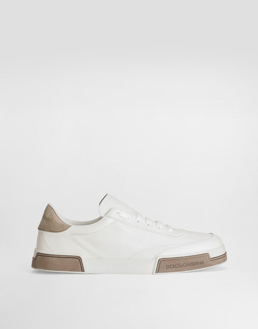 Superge in čevlji Dolce & Gabbana Portofino Yacht Calfskin Bela | A20190A66788S375