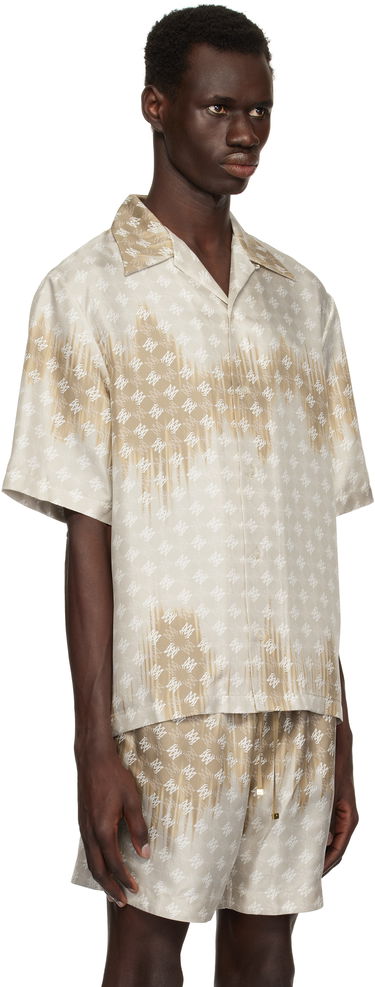 Srajce AMIRI Amiri MA Quad Bleached Camp Shirt Bež | AMSTCA1110, 1