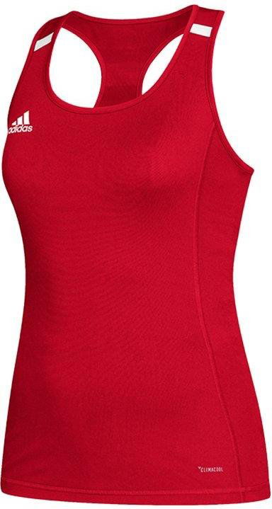 Majica brez rokavov adidas Originals TEAM19 Compression Tank Rdeča | dx7276