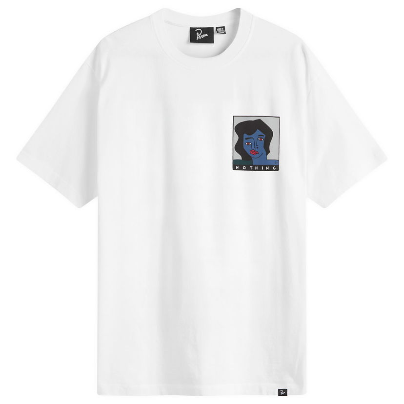 Majica By Parra Nothing Please T-Shirt Bela | 54305-WHT
