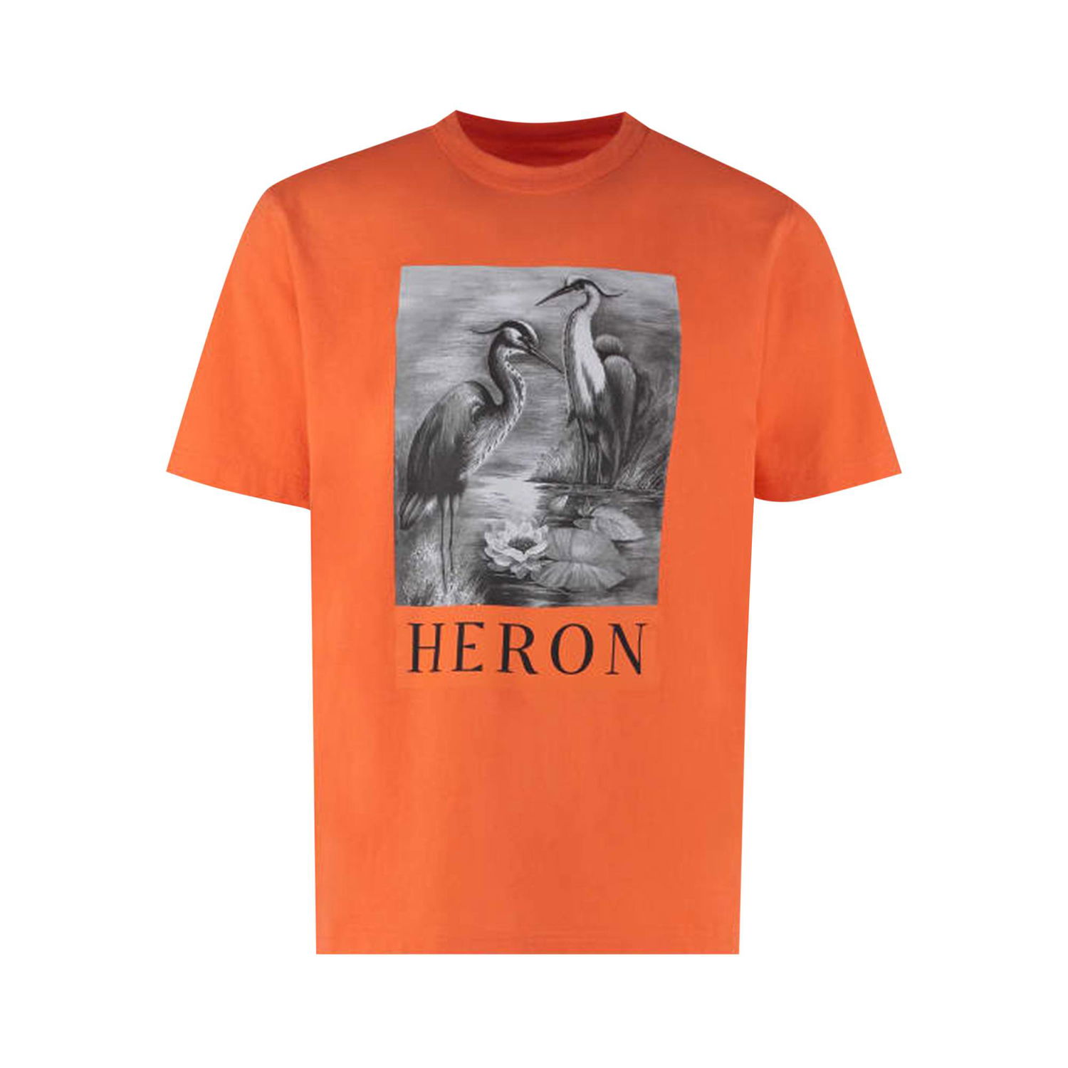 Majica HERON PRESTON NF Heron Bw Tee Oranžna | HMAA032C99JER0032210, 1