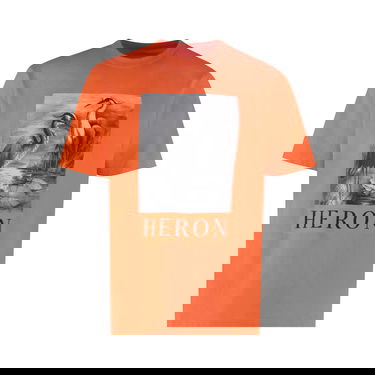 Majica HERON PRESTON NF Heron Bw Tee Oranžna | HMAA032C99JER0032210, 1