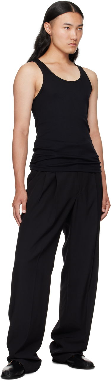Majica brez rokavov Tom Ford TOM FORD Cotton & Modal Rib Tank Top Črna | T4D101210, 3