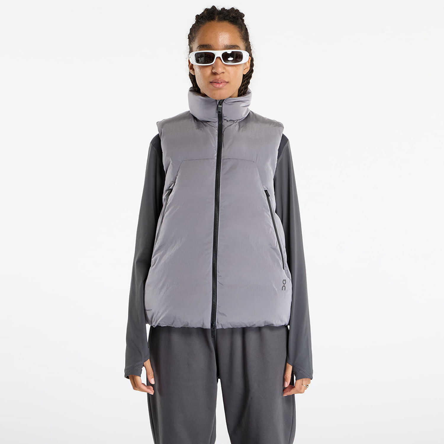 Telovnik On Running All-Day Puffer Vest Siva | 1WF30490174 W, 0