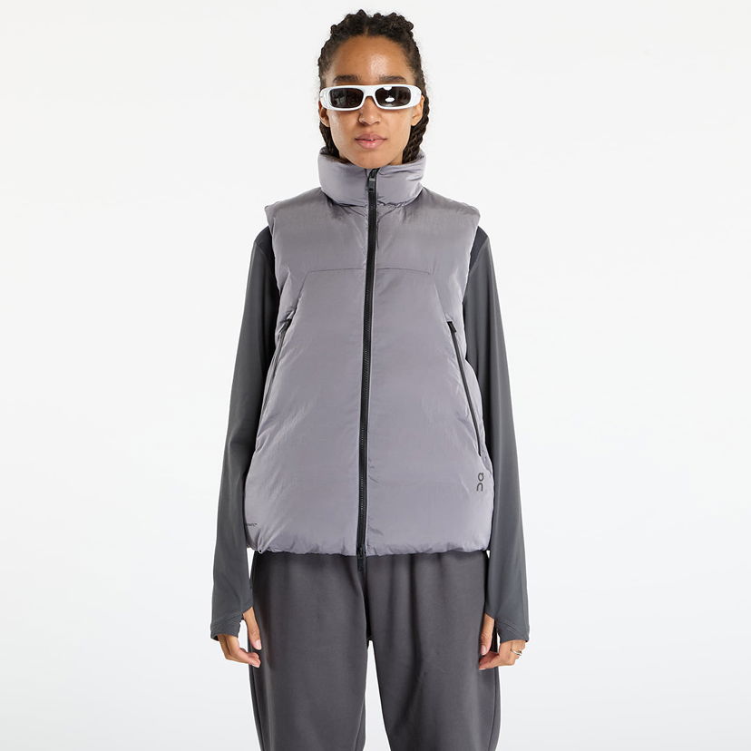 Telovnik On Running All-Day Puffer Vest Siva | 1WF30490174 W