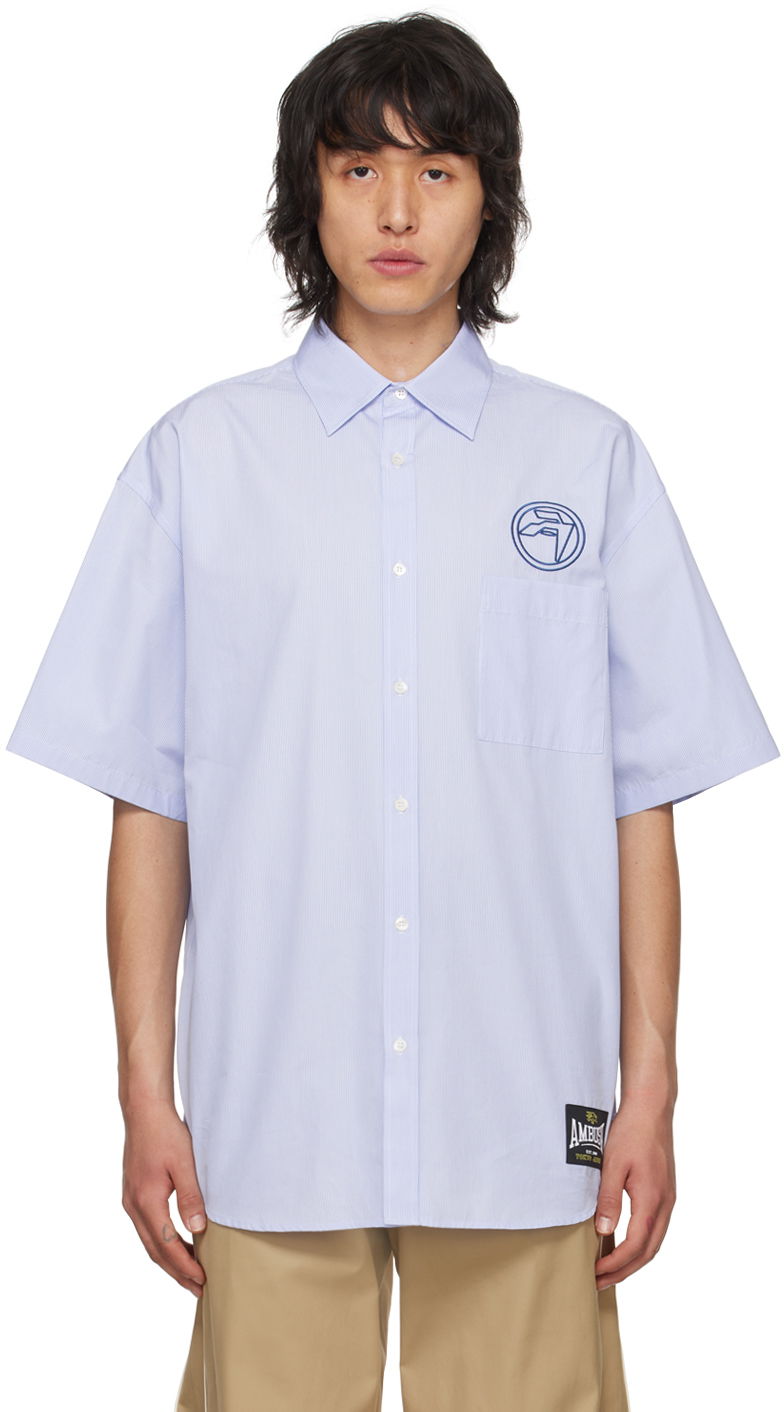 Srajce Ambush Circle Amblem Shirt Modra | BMGG001S24FAB0024445