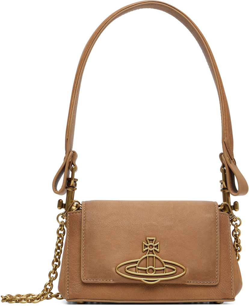 Torba za čez ramo Vivienne Westwood Vivienne Westwood Hazel Small Shoulder Bag Bež | 4603000IW-L00A8-