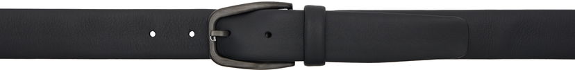 Pasovi ZEGNA Leather Belt Črna | LHACQ-B021ZZ