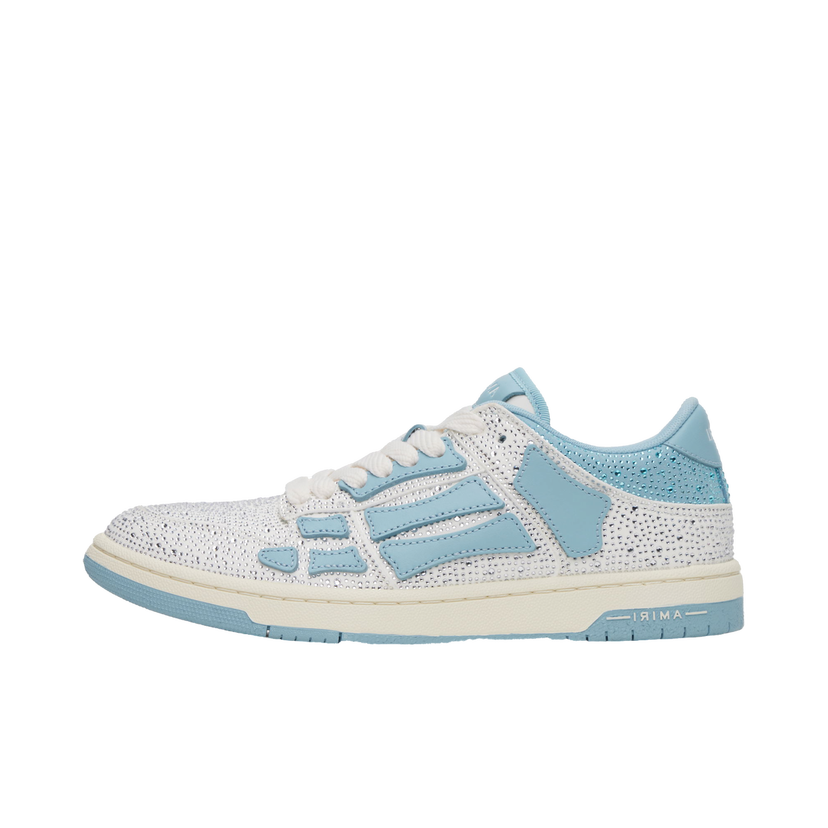 Superge in čevlji AMIRI Crystal Skel Top Low Bela | AMFOSR1108