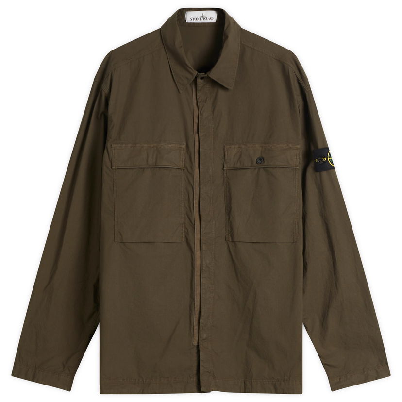 Srajce Stone Island Tela Paracadute Shirt Jacket, Size Large Zelena | K1S151200015-V0054