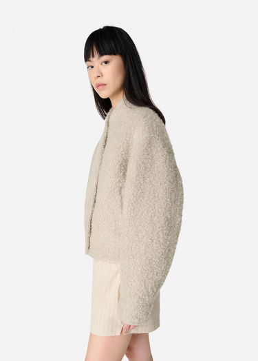Bomber jakna AXEL ARIGATO Textured Cropped Jacket Bež | A3052001, 8