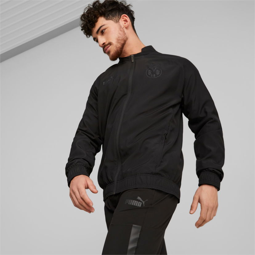 Jakna Puma Prematch Borussia Dortmund Training Jacket Črna | 769550_02