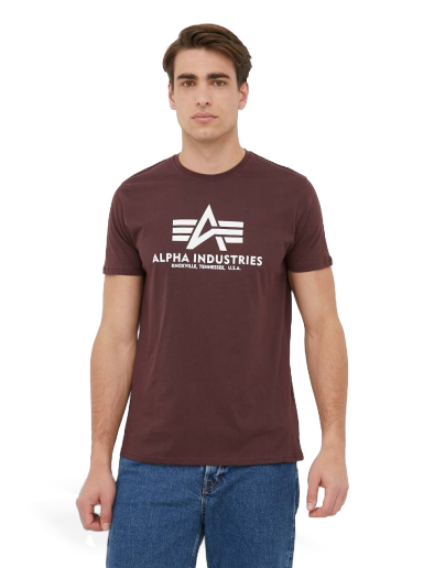 Majica Alpha Industries Logo Tee Rjava | 100501.21