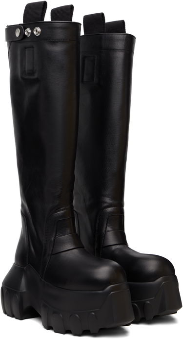 Superge in čevlji Rick Owens Rick Owens Concordians Mega Tractor Tall Boots Črna | RP02E4870 LOO, 3