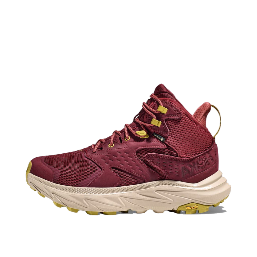 Superge in čevlji Hoka One One Anacapa 2 Mid Gore Tex Cabernet Oxford Tan Rdeča | 1141633-COTN