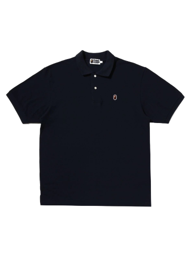 Polo majica BAPE Ape Head One Point Relaxed Fit Polo Tee Mornarica | 1J30-112-005