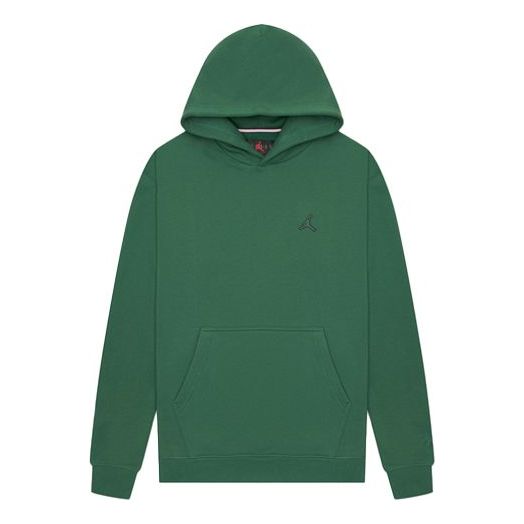 Pulover Jordan Jordan Embroidered Logo Fleece Hoodie Zelena | DA9818-333