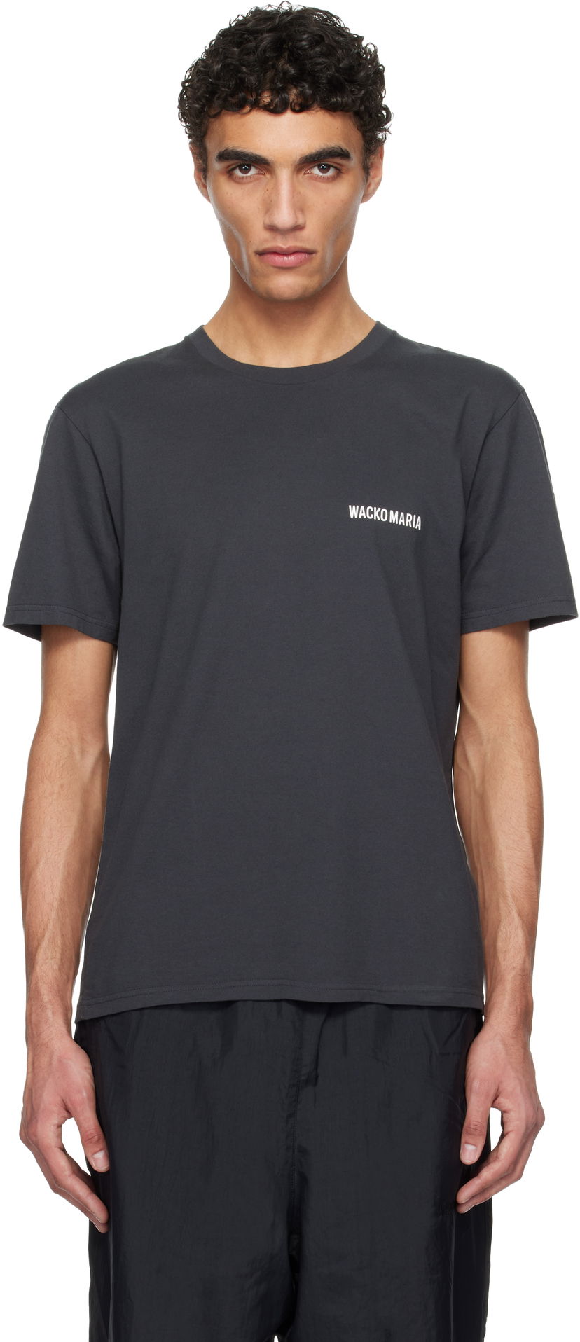 Majica WACKO MARIA WACKO MARIA Standard Crew Neck T-Shirt Siva | 25SSE-WMT-ST02
