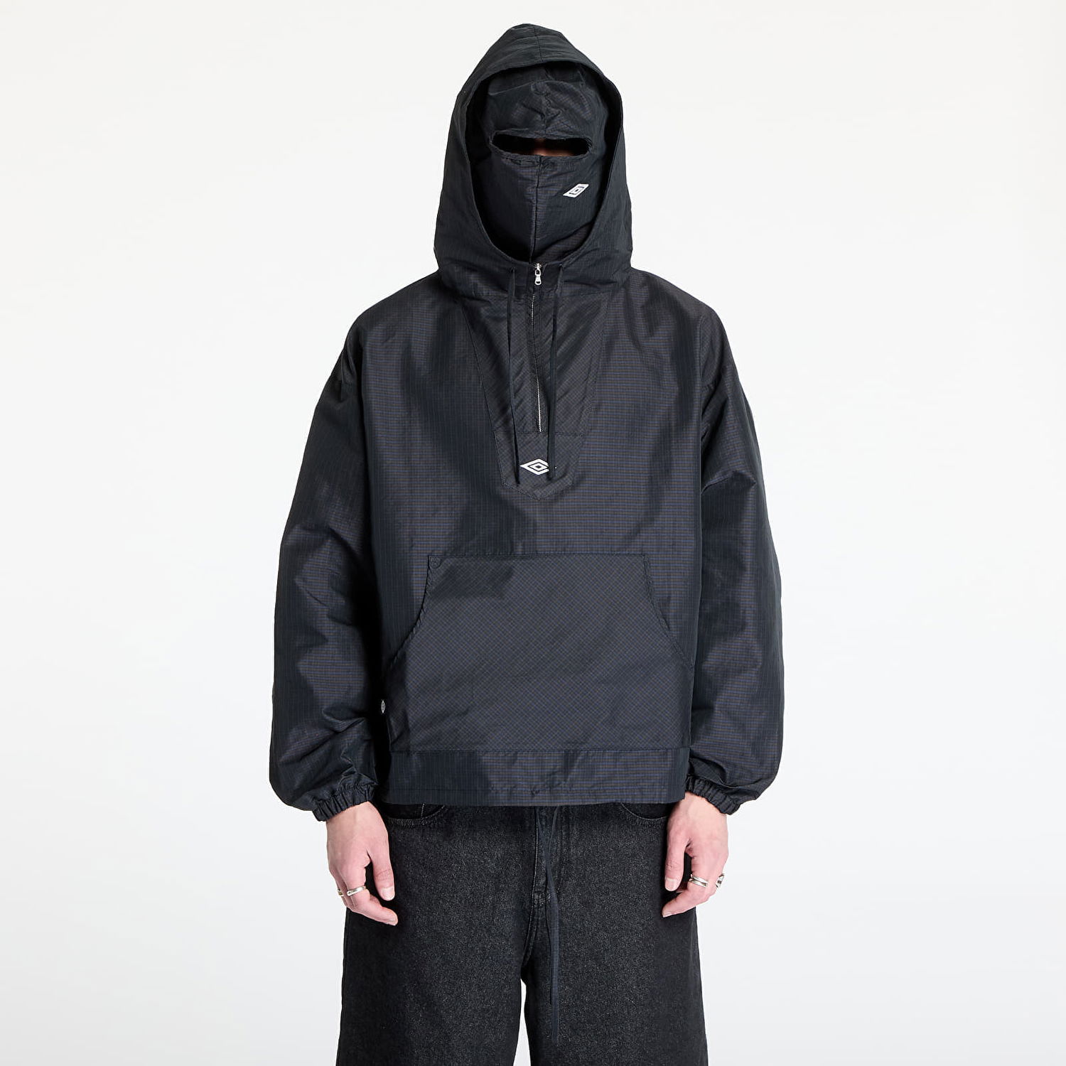 Vetrovka Umbro Umbro Check Mask Anorak Črna | UBMW0289FA185 BLU0036, 0
