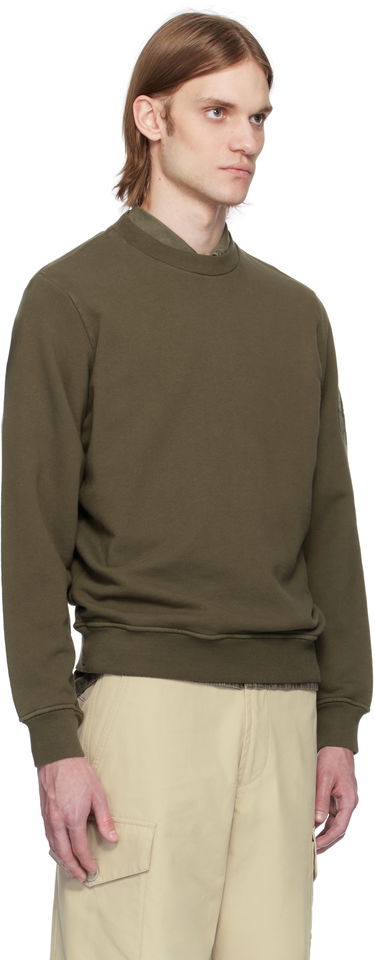 Pleteni pulover Stone Island Stone Island Cotton Fleece Sweatshirt Zelena | K1S15 6100026 S0122, 1