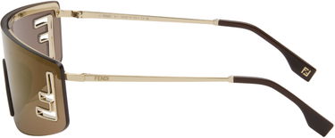 Sončna očala FENDI 'FF' Squared Sunglasses Rjava | FE40168UW0032G 192337229985, 2