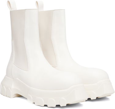 Superge in čevlji Rick Owens Rick Owens Concordians Beatle Bozo Tractor Chelsea Boots Bela | RU02E1881 LBH, 3