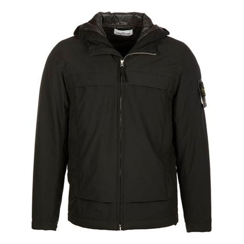 Vetrovka Stone Island Stone Island Panelled Hoody Jacket Črna | 751541427-V0029