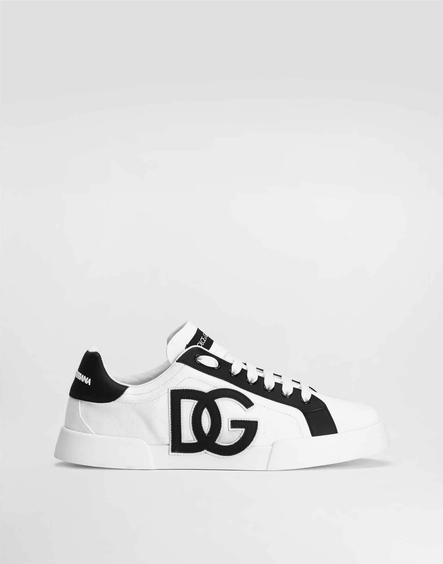 Superge in čevlji Dolce & Gabbana Portofino Light Strobel Canvas and Calfskin Bela | CS2343AE6298T908, 0