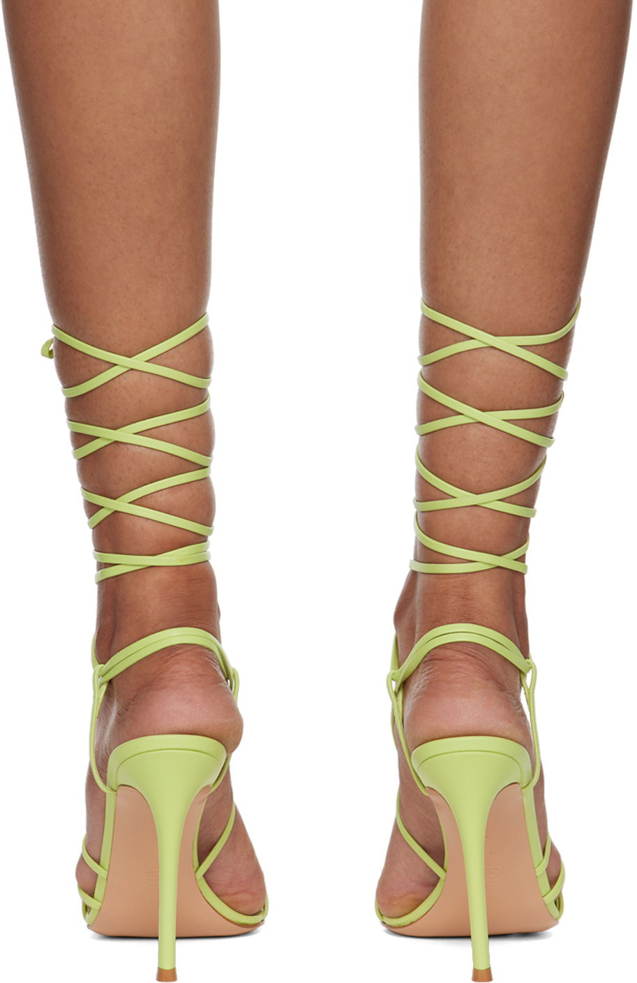 Modni dodatki Gianvito Rossi Gianvito Rossi Wrap Tie-Up Heels Zelena | G32323.15RIC.NAP, 1