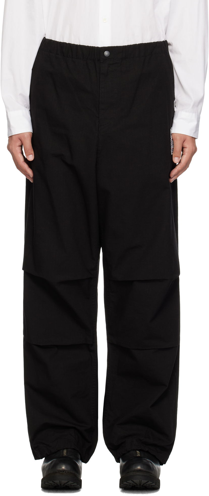 Hlače Maison MIHARA YASUHIRO Parachute Trousers Črna | J13PT161